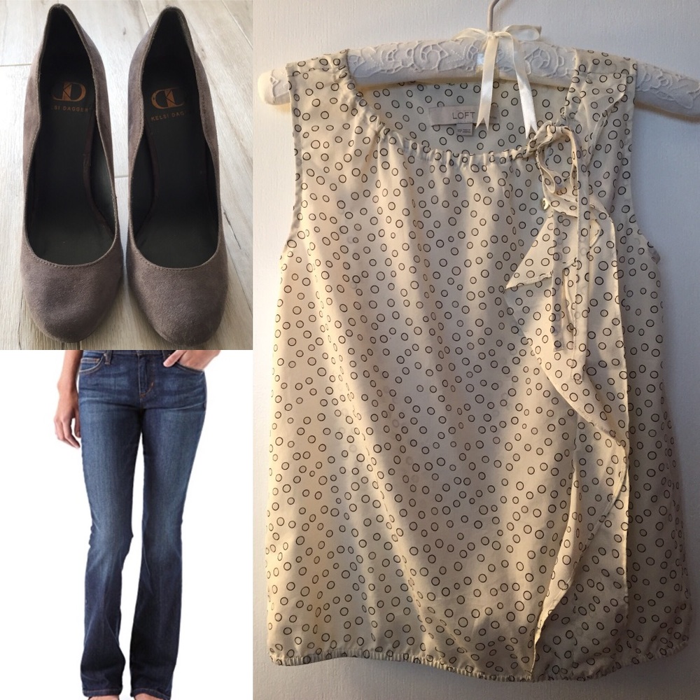 LOFT sleeveless top XS/p